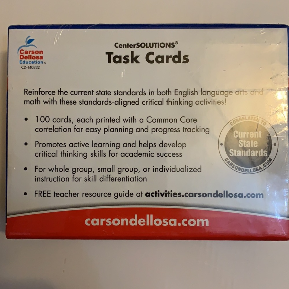 Task Cards Learning Cards, Grade K - Picture 3 of 4